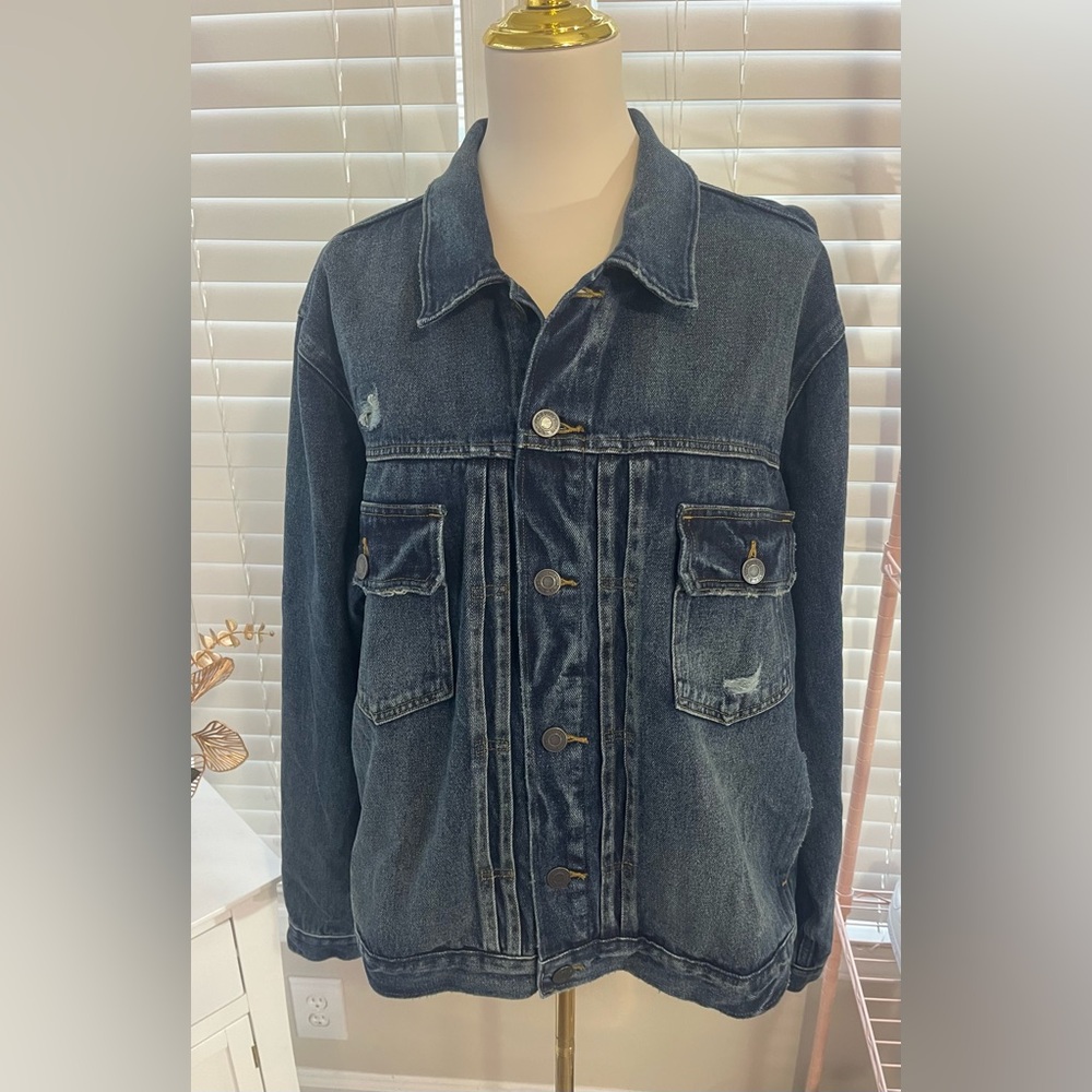 PacSun Dark Blue Denim Jacket